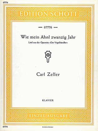Book cover for Wie mei Ahnl zwanzig Jahr
