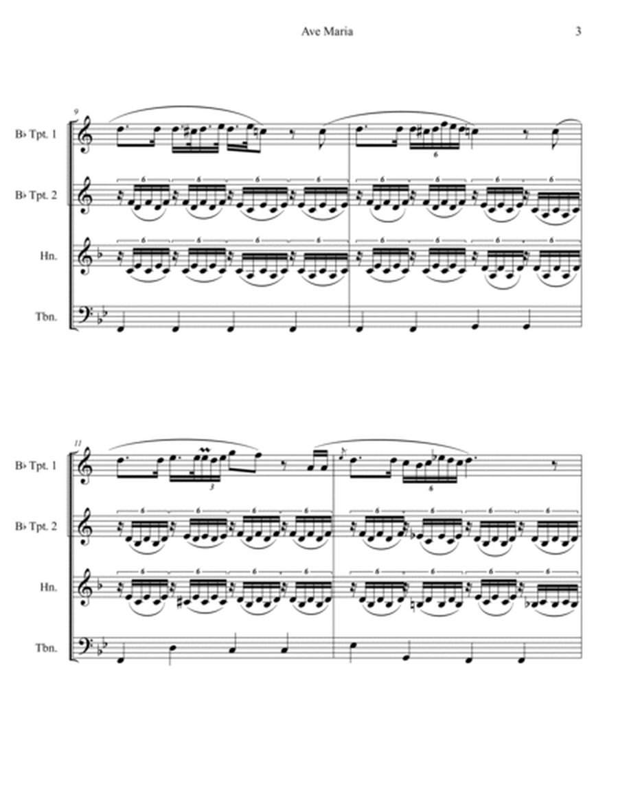 Ave Maria (Brass Quartet) image number null