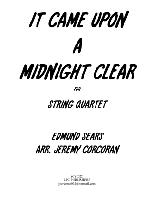 It Came Upon A Midnight Clear for String Quartet