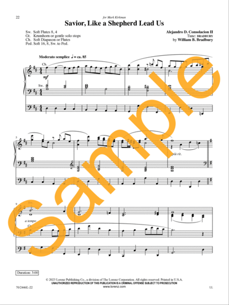 All Glory Be to Christ All Glory Be to Christ Organ Solo scores gallery preview page 18