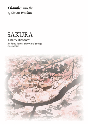 Book cover for Sakura ('Cherry Blossom') - Full score