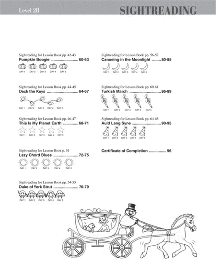 Level 2B – Sightreading Book