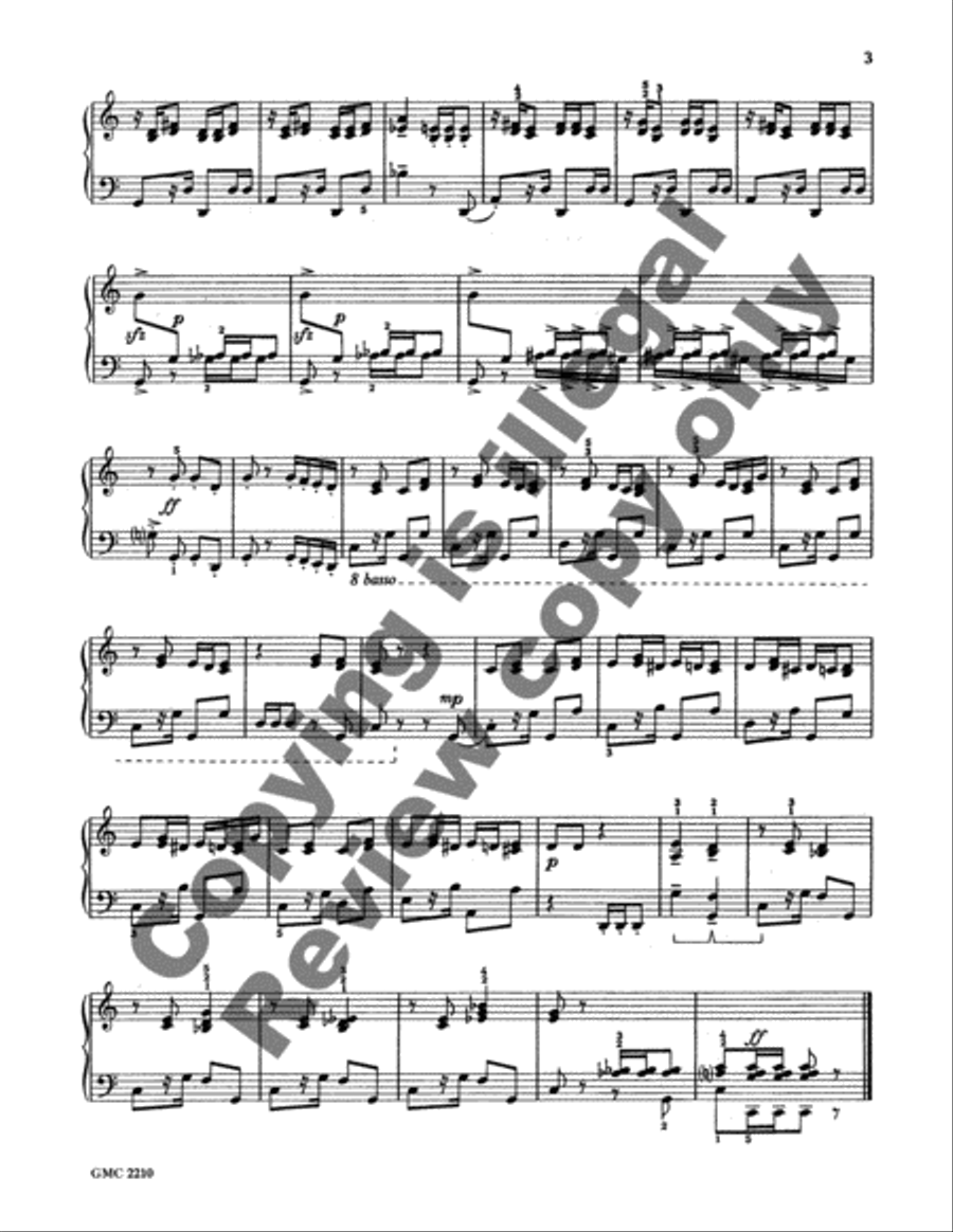 Four For Dancing Piano Solo scores gallery preview page 4