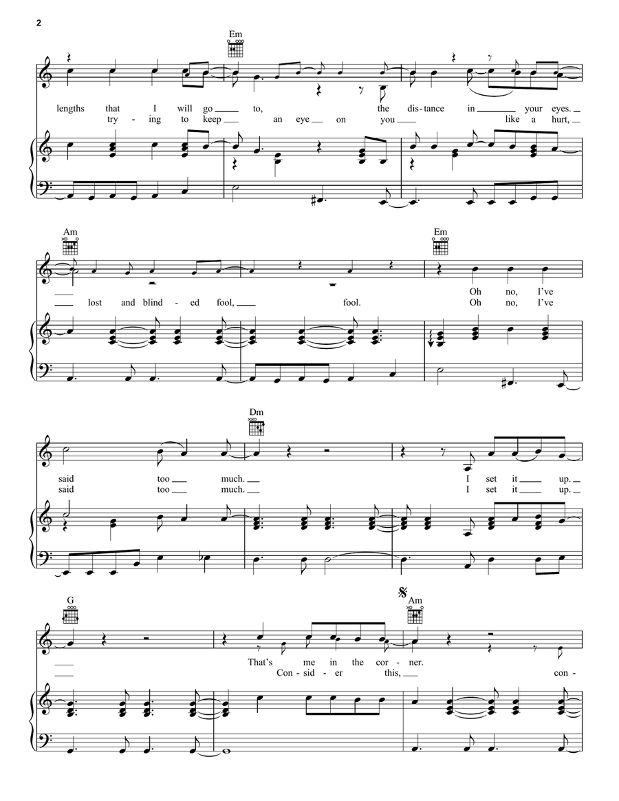 Losing My Religion Acoustic Guitar scores gallery preview page 2