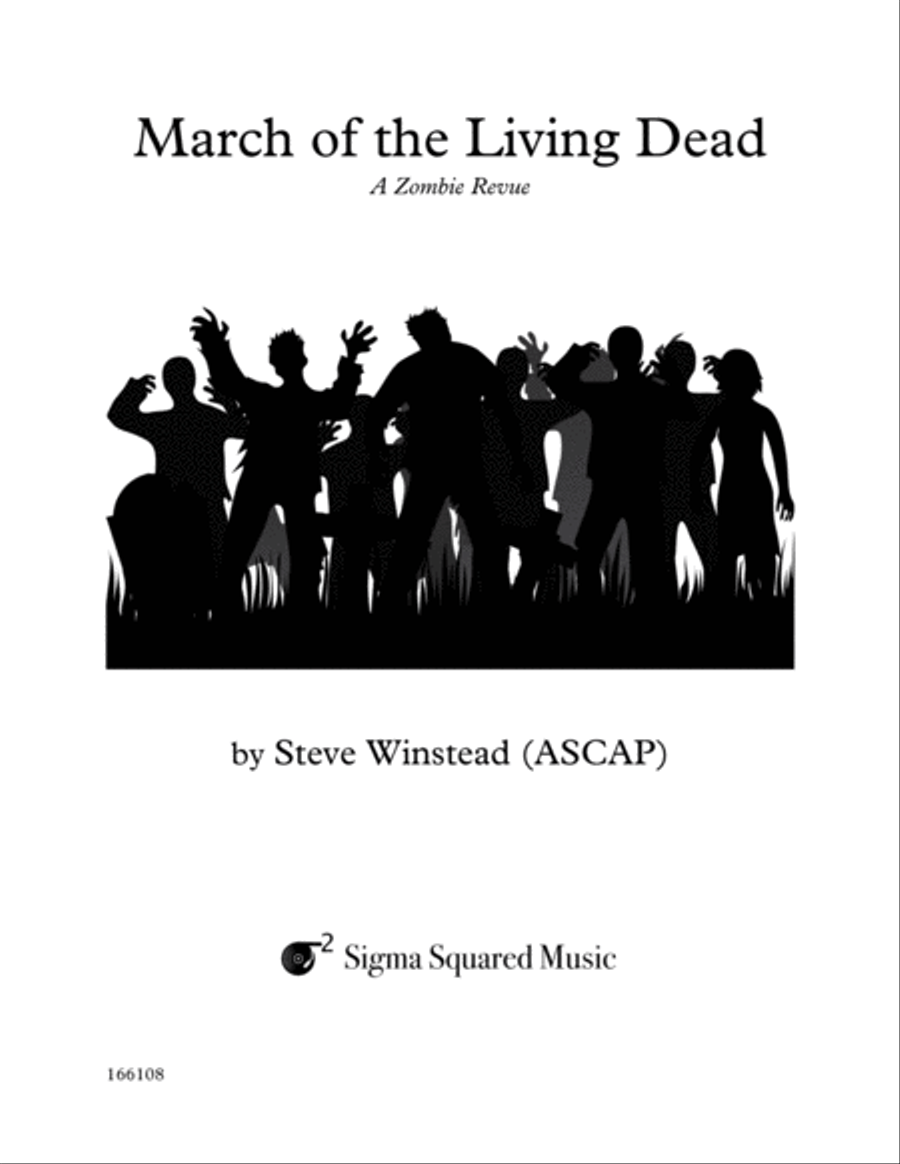 March of the Living Dead Concert Band scores gallery preview page 1