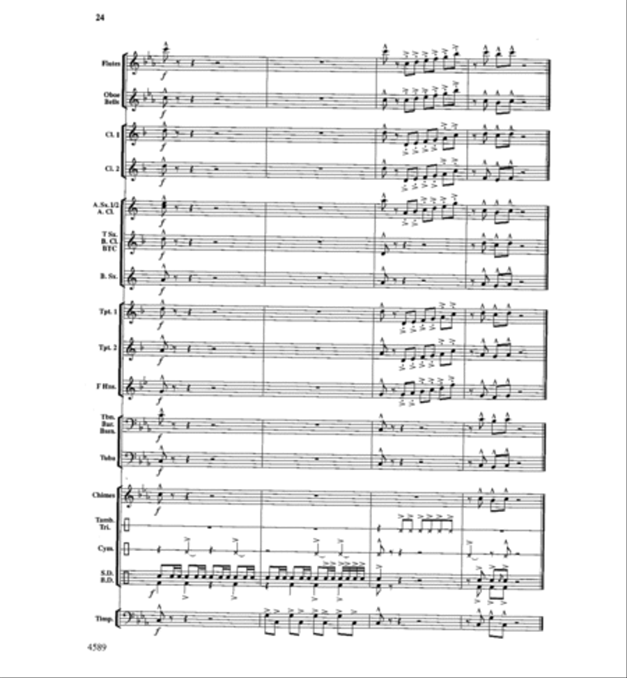 Copper Mountain Legend Concert Band scores gallery preview page 25