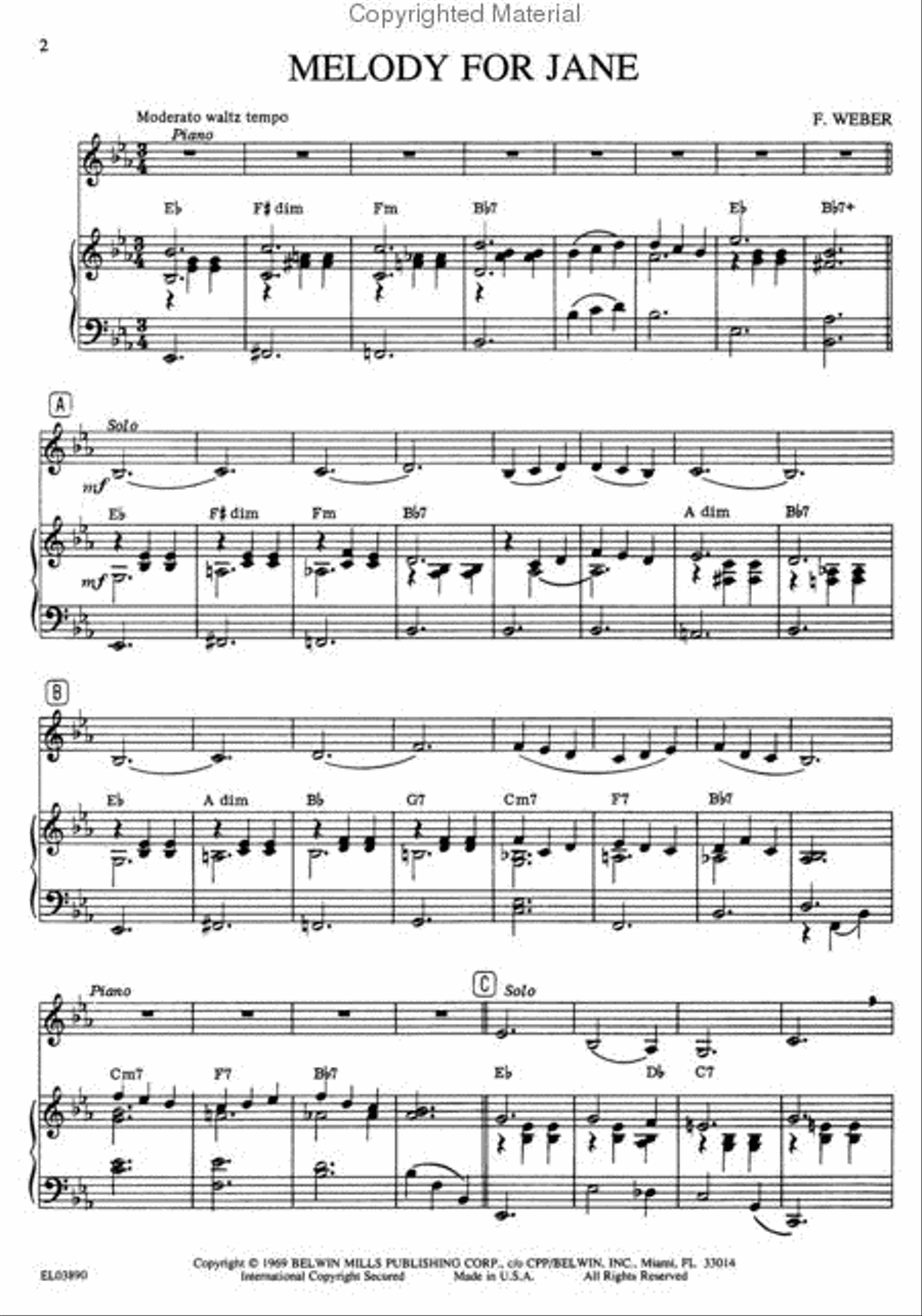 Classic Festival Solos (Horn in F), Volume 2 Piano scores gallery preview page 2