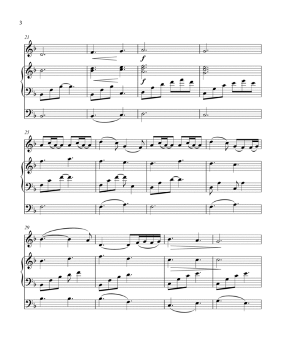 A Thousand Years Piano Trio scores gallery preview page 4