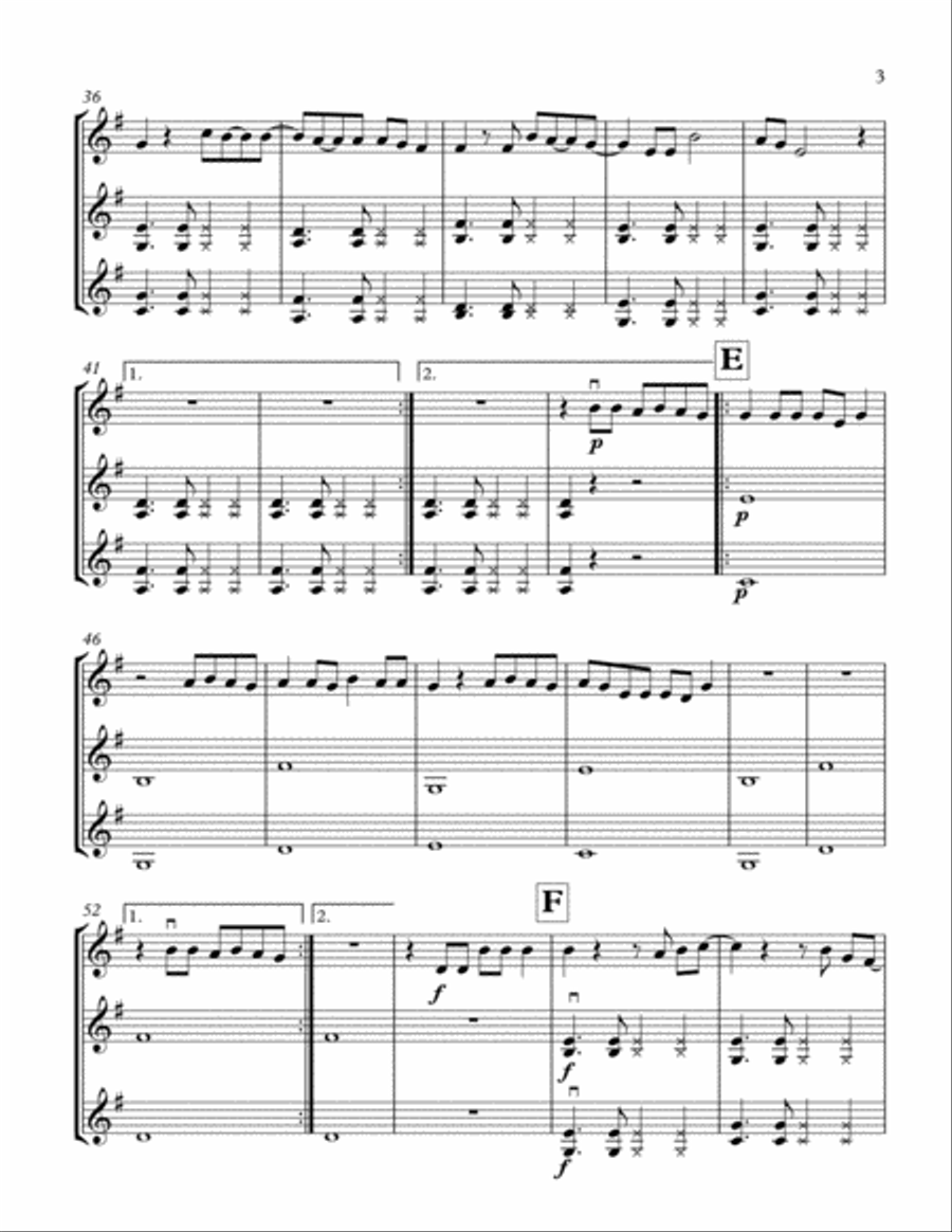 Let Her Go String Trio scores gallery preview page 4