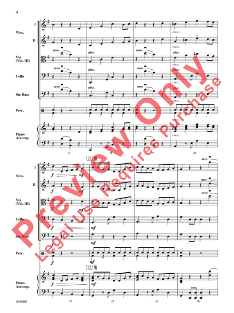 El Gato Pizzicato El Gato Pizzicato String Orchestra scores gallery preview page 5