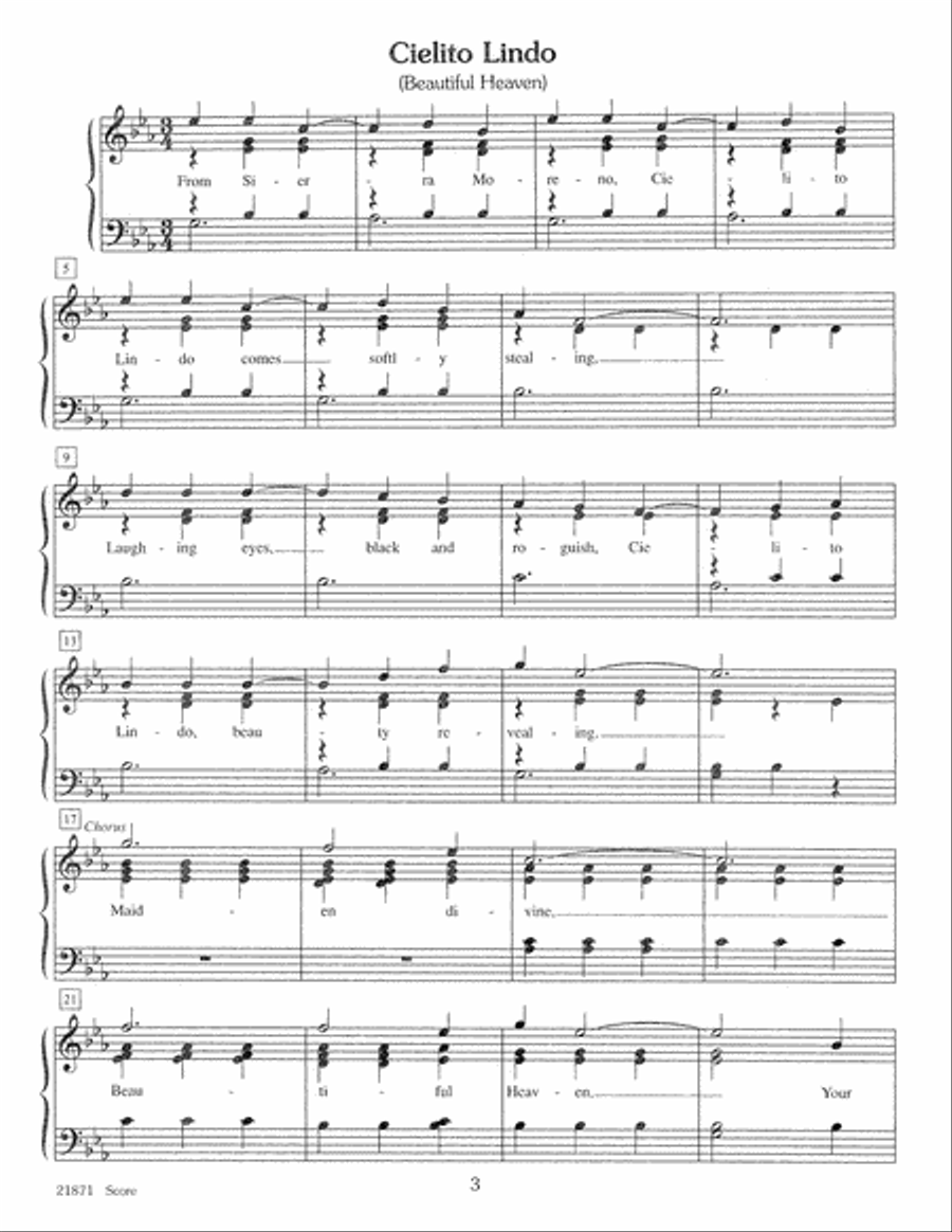 Suzuki Tonechimes Handbell Choir scores gallery preview page 4