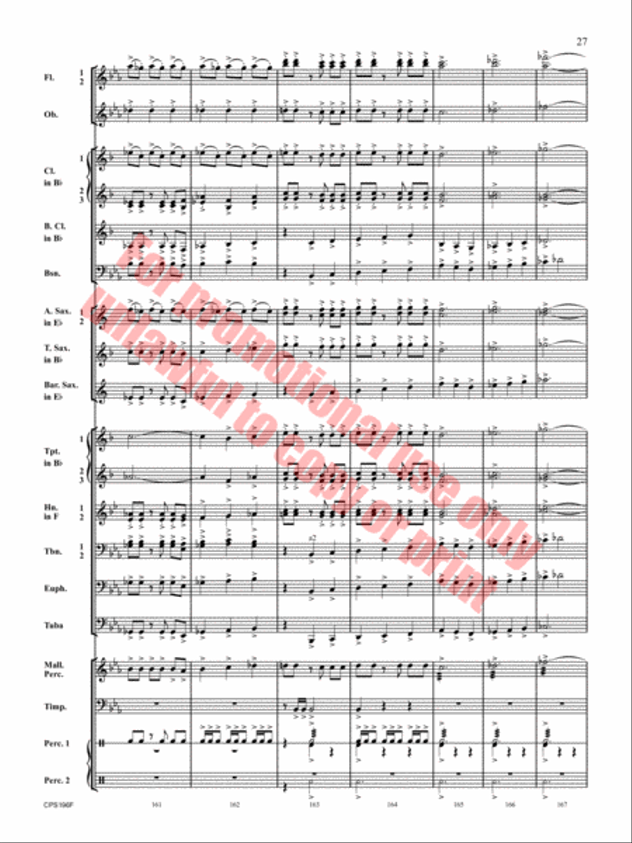 If I Could Fly Concert Band scores gallery preview page 28