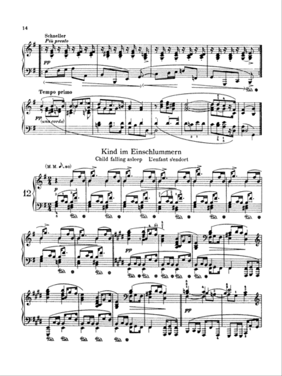 Schumann: Scenes from Childhood, Op. 15 Piano Solo scores gallery preview page 1