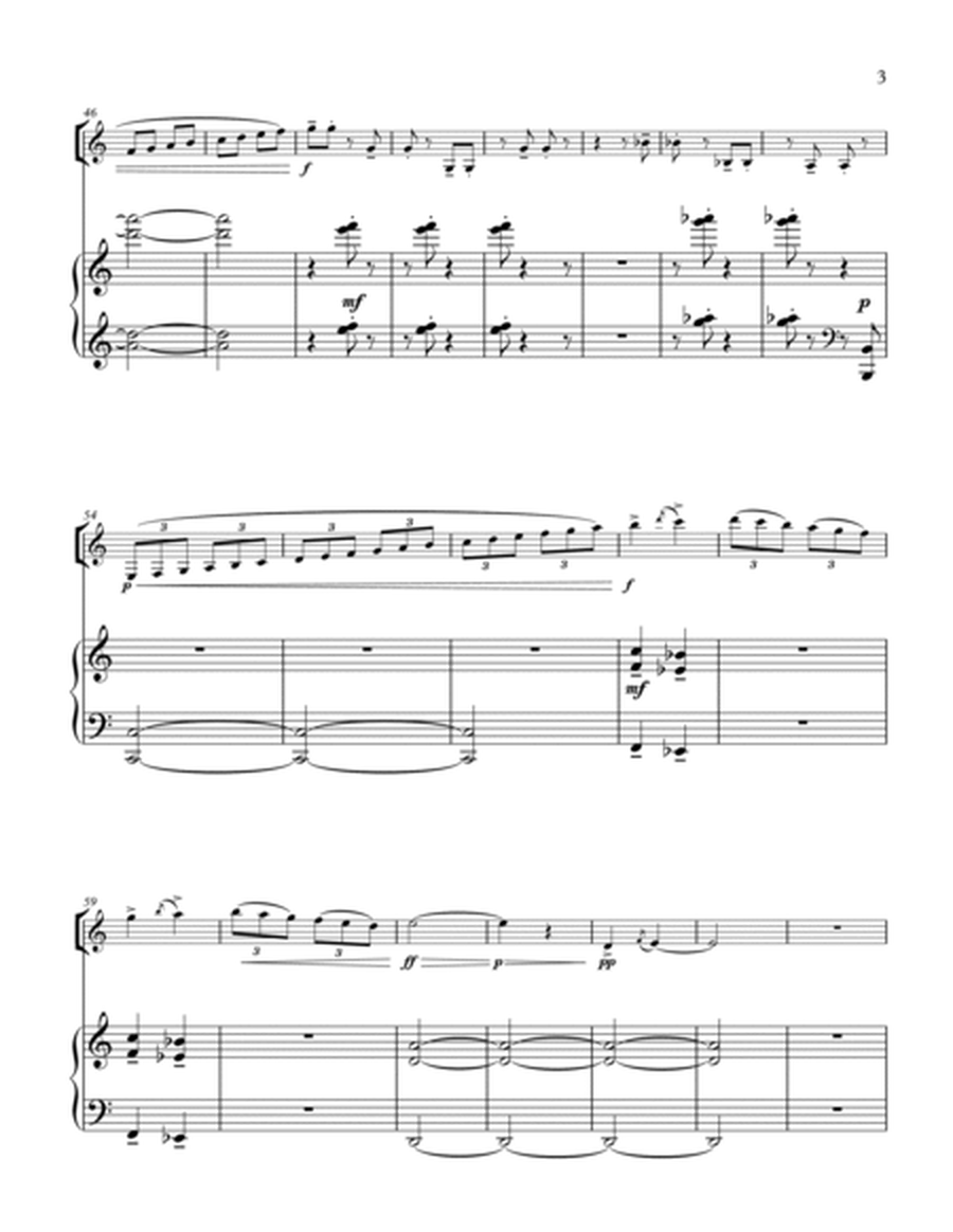 Three Short Pieces for Clarinet and Piano image number null