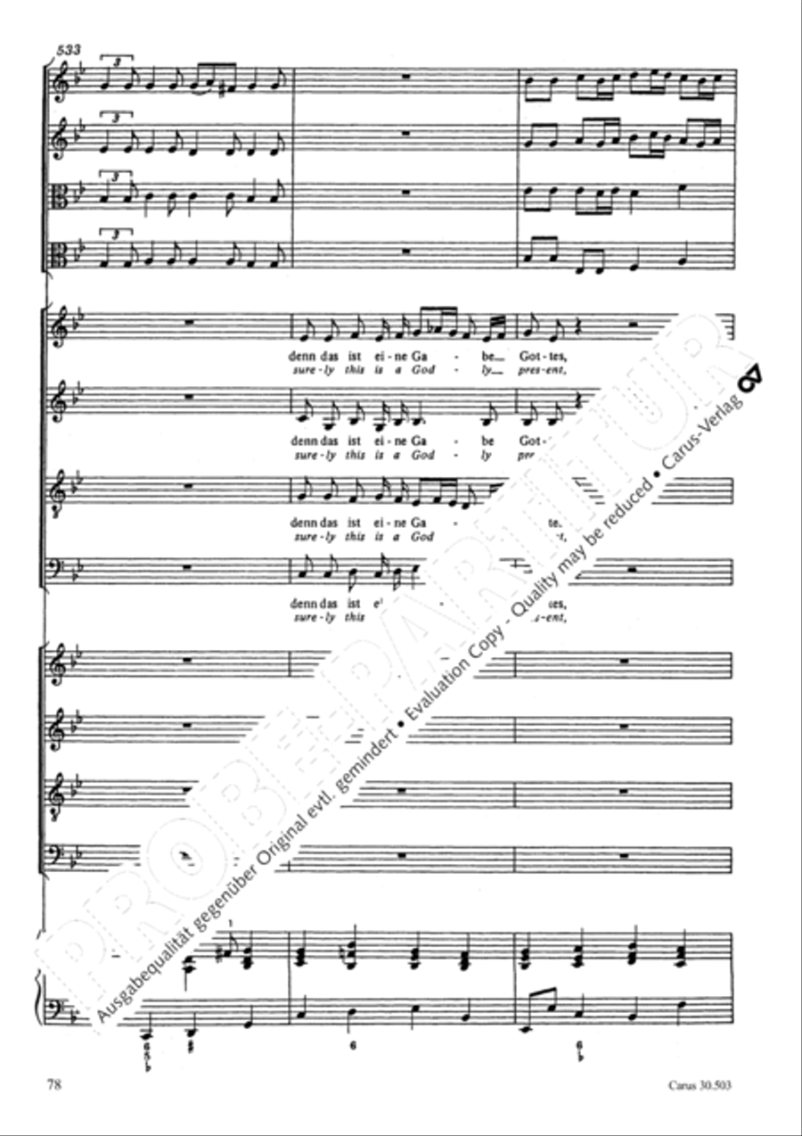 My beloved, you are fair (Meine Freundin, du bist schon) 4-Part scores gallery preview page 81