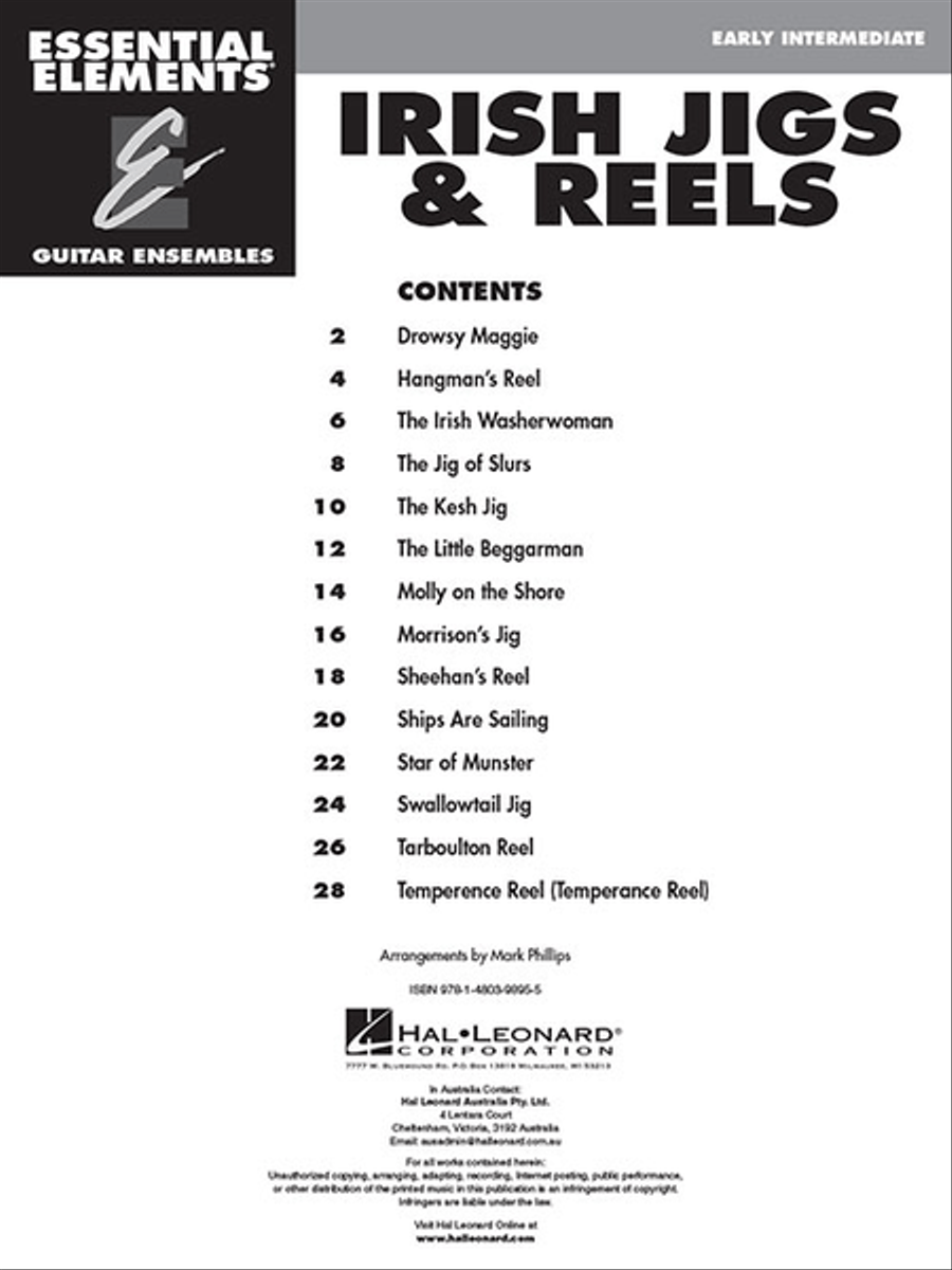 Irish Jigs & Reels Irish Jigs & Reels Guitar Ensemble scores gallery preview page 2