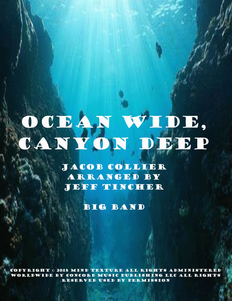 Ocean Wide, Canyon Deep Jazz Ensemble scores gallery preview page 1