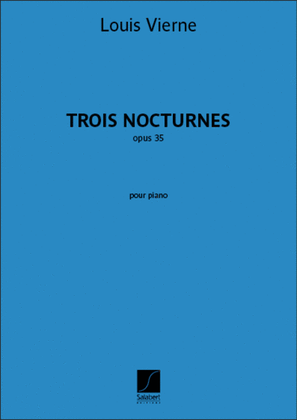 Book cover for 3 Nocturnes opus 35