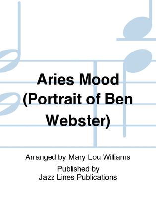 Book cover for Aries Mood (Portrait of Ben Webster)