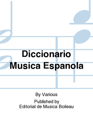 Diccionario Musica Espanola