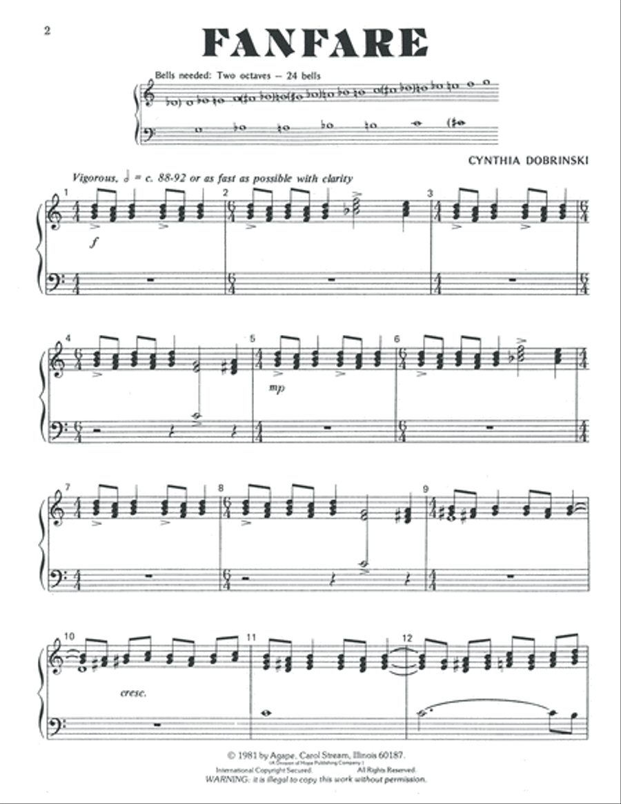Fanfare Fanfare 2-Octaves scores gallery preview page 9