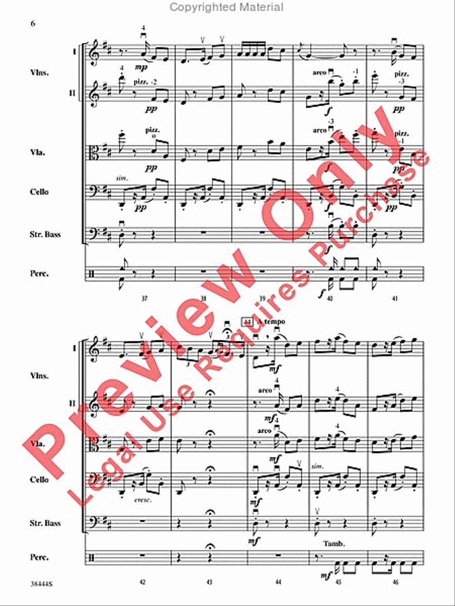Habanera (from the opera Carmen) String Orchestra scores gallery preview page 7