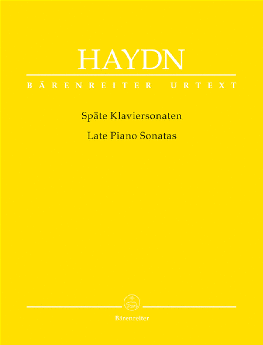 Late Piano Sonatas Piano Solo scores gallery preview page 1