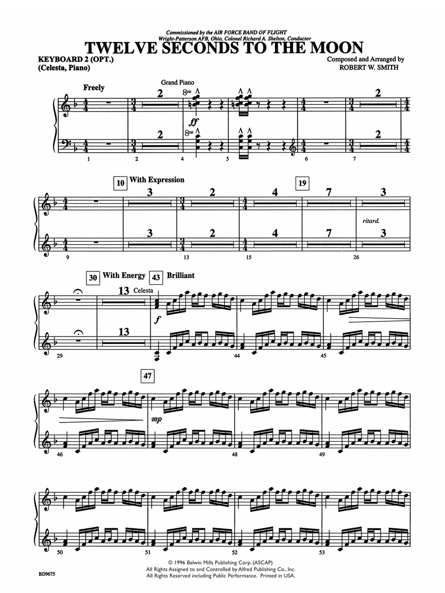 Twelve Seconds to the Moon: 2nd Keyboard