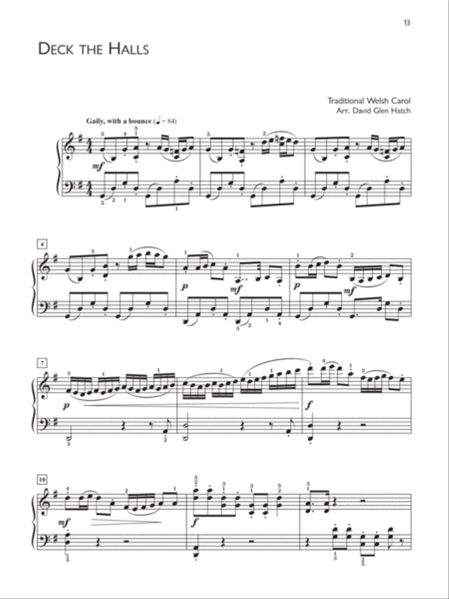 Popular Performer -- Christmas Carols Piano Solo scores gallery preview page 4