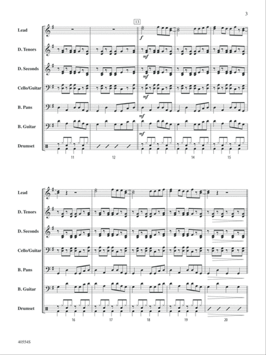Bang the Drum All Day: Score Percussion scores gallery preview page 3