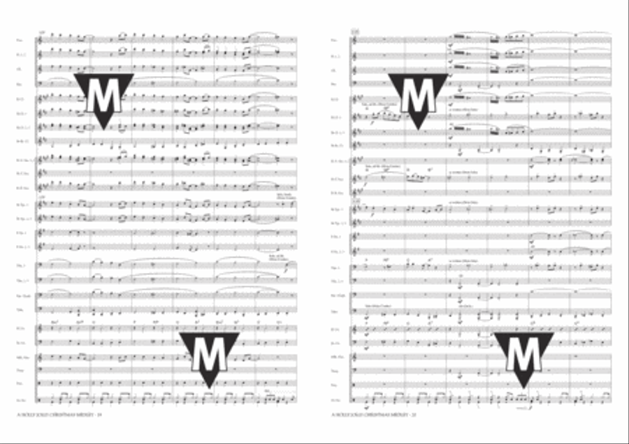A Holly Jolly Christmas Medley Concert Band scores gallery preview page 11