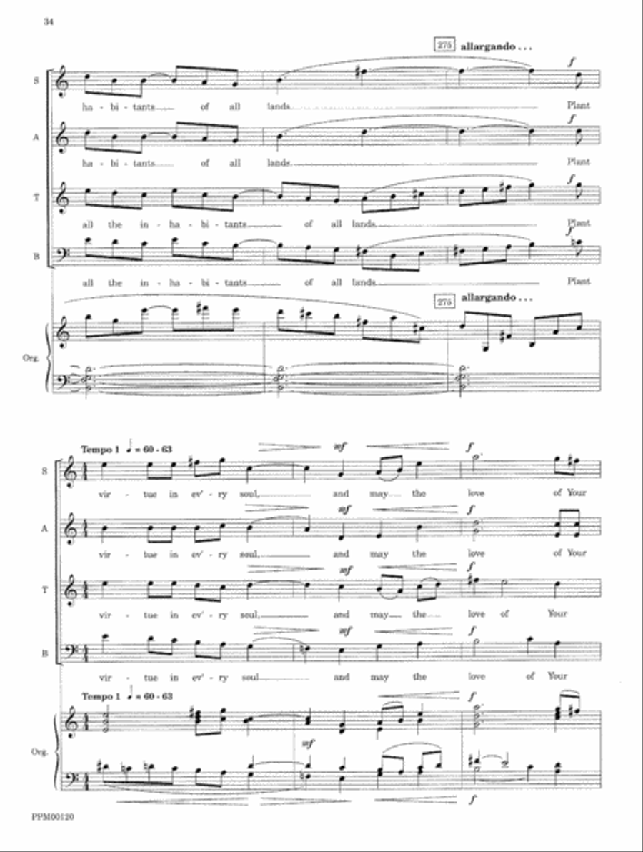 Transfiguration: An Ecumenical Mass Divisi scores gallery preview page 37