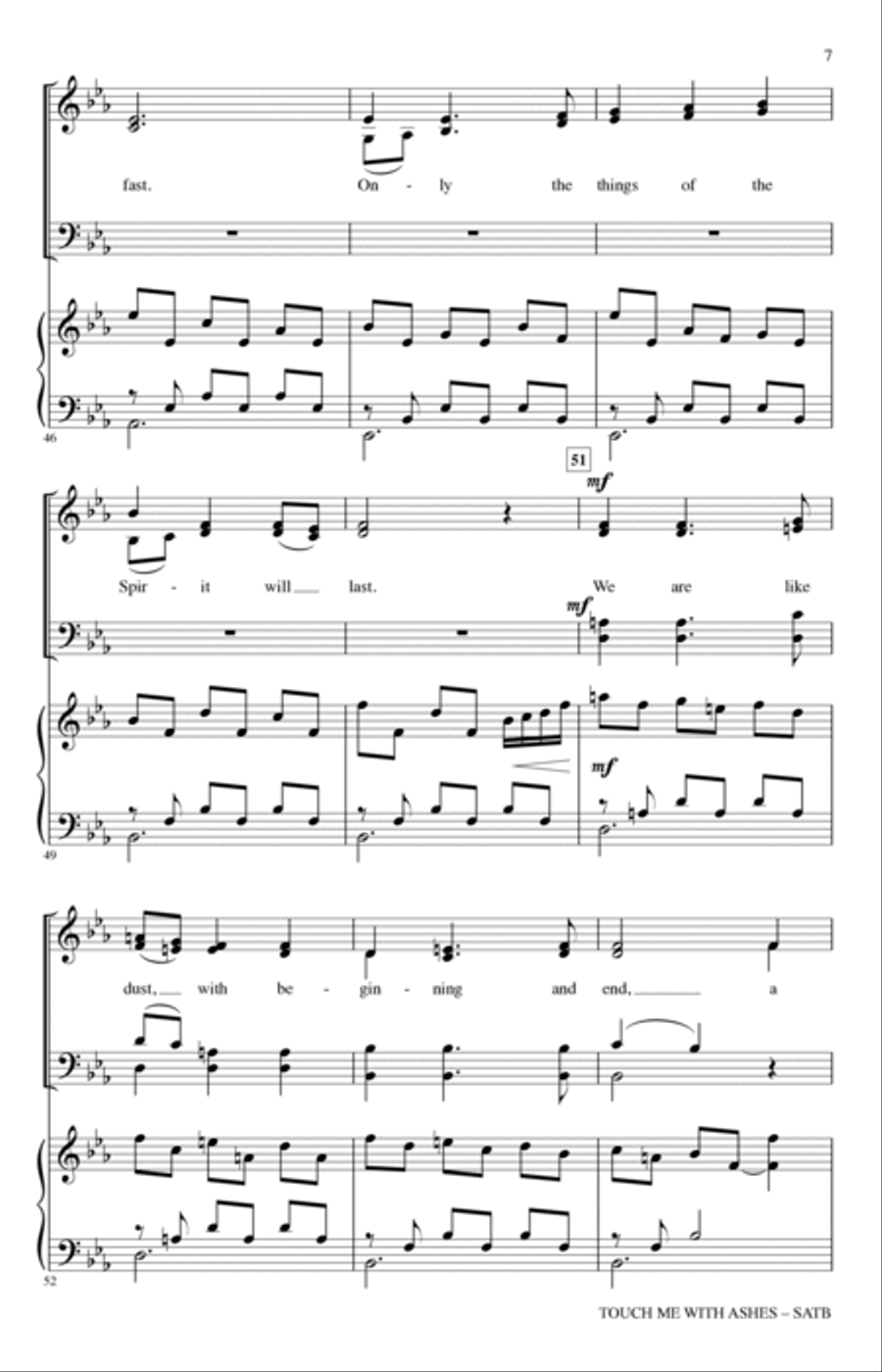 Touch Me With Ashes 4-Part scores gallery preview page 6
