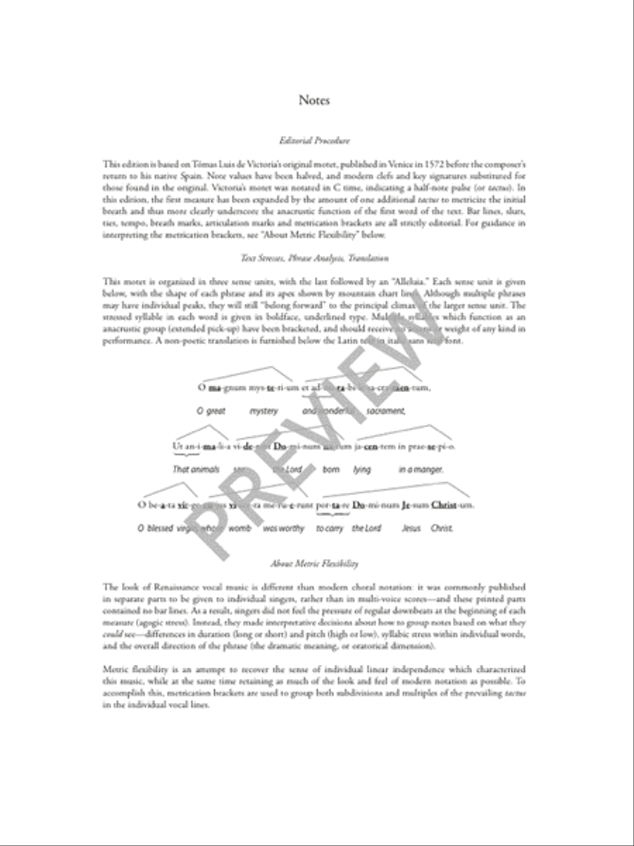O magnum mysterium O magnum mysterium 4-Part scores gallery preview page 3