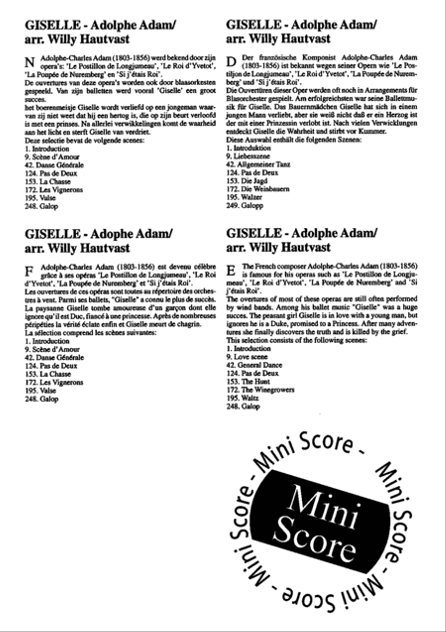 Giselle Fanfare Band scores gallery preview page 5