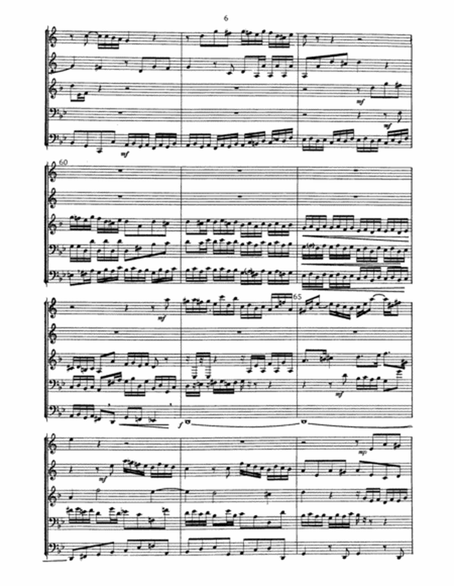 Great Fugue in G Minor for Brass Quintet