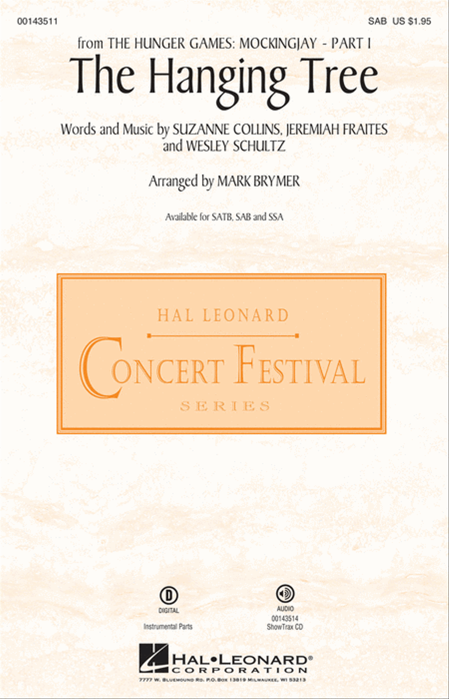 The Hanging Tree 3-Part scores gallery preview page 1