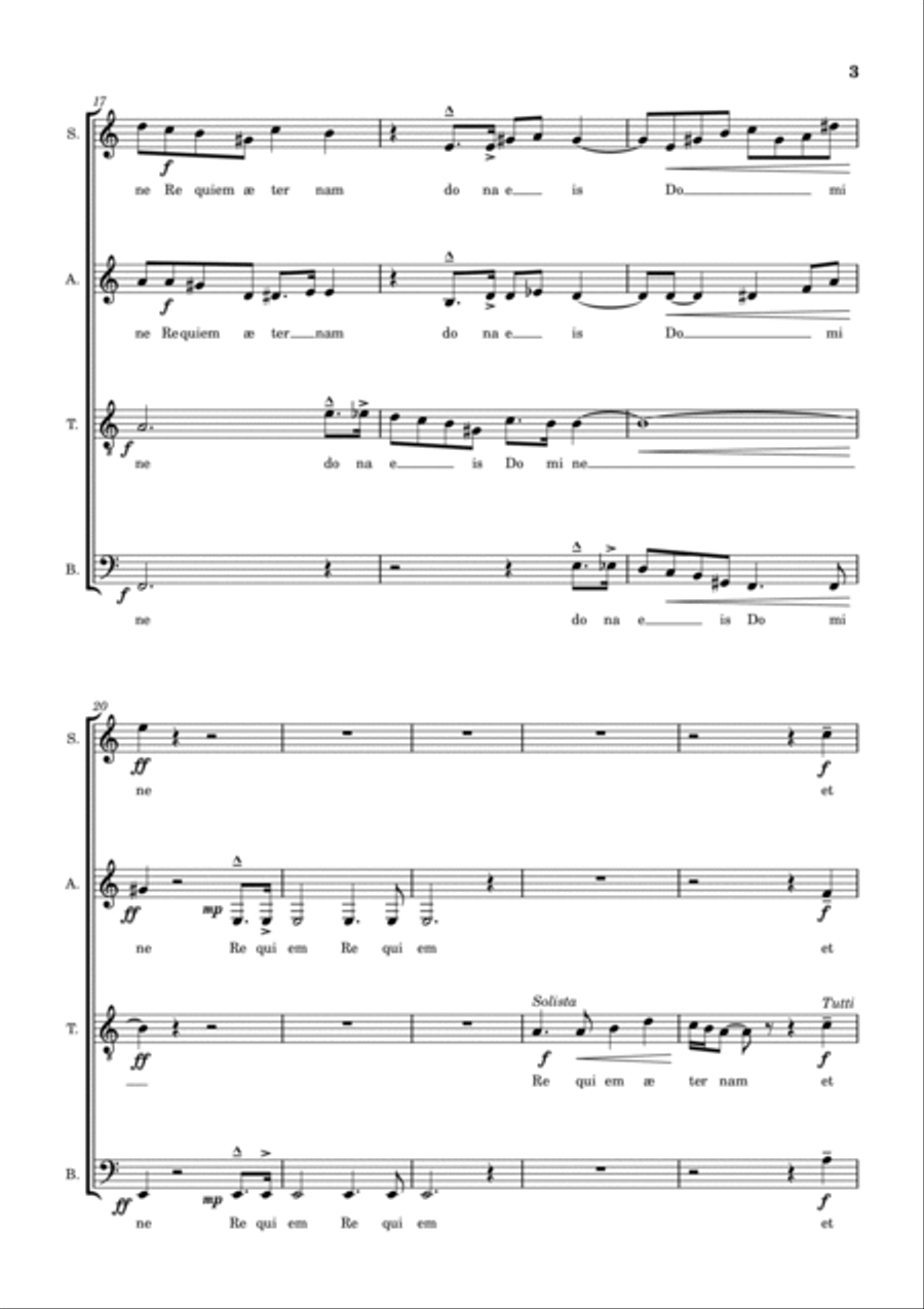 Requiem 4-Part scores gallery preview page 3