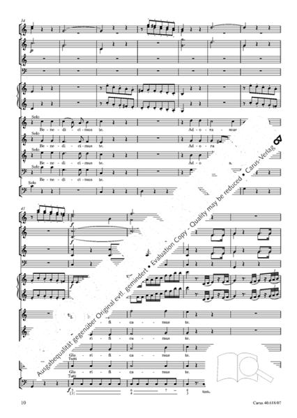 Mass in C (Missa in C) by Wolfgang Amadeus Mozart 4-Part - Sheet Music