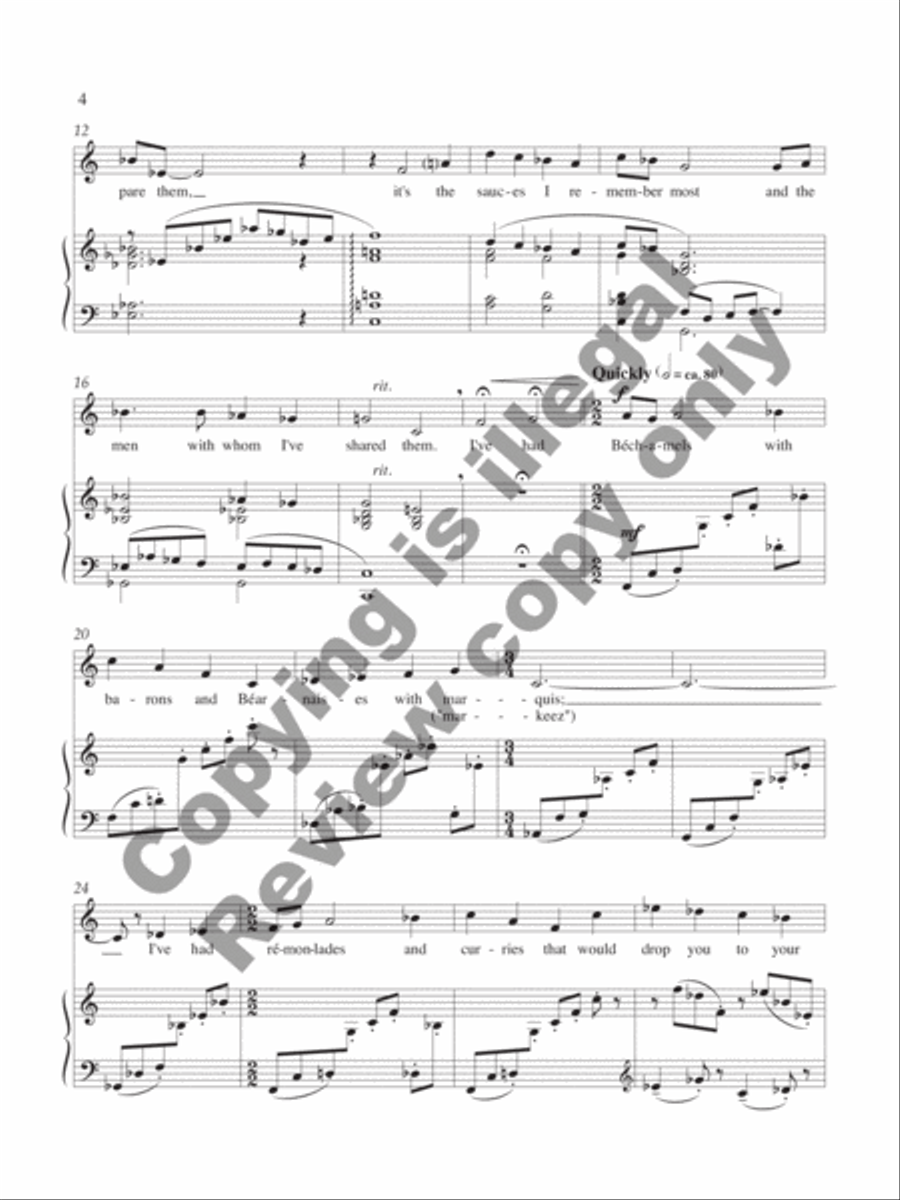 Songs of Sophistication Medium Voice scores gallery preview page 6