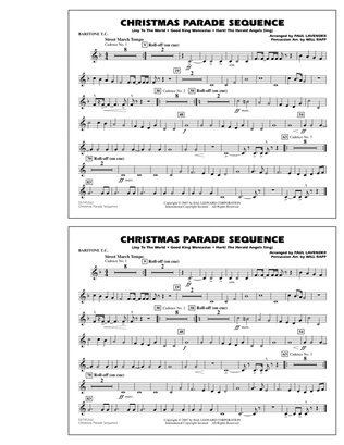 Book cover for Christmas Parade Sequence - Baritone T.C.