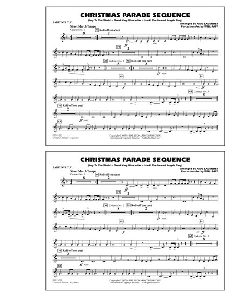 Christmas Parade Sequence - Baritone T.C.