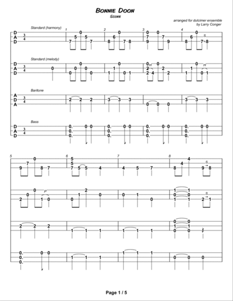 Bonnie Doon (ensemble) image number null