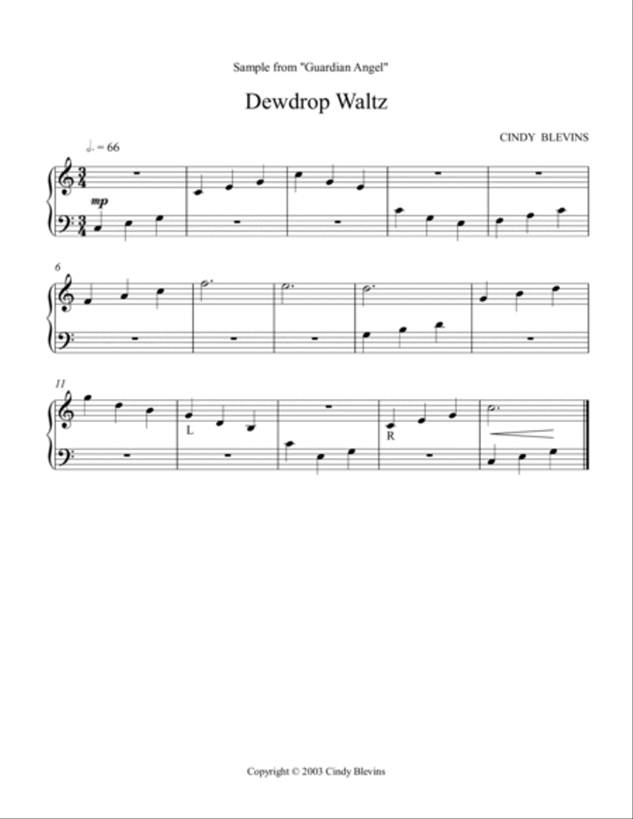 Guardian Angel, 28 original solos for Lap Harp Lap Harp scores gallery preview page 6