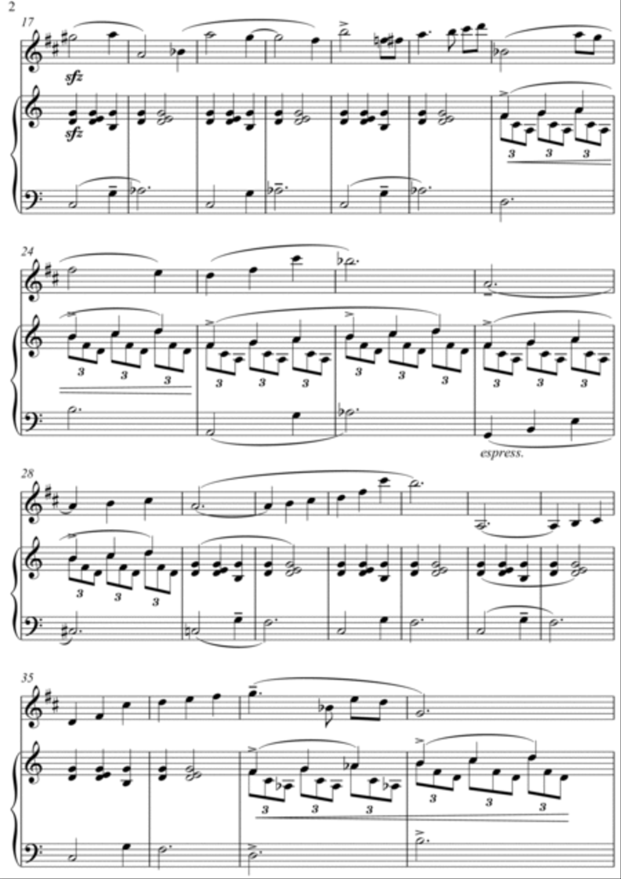 De Olvido Clarinet Solo scores gallery preview page 3