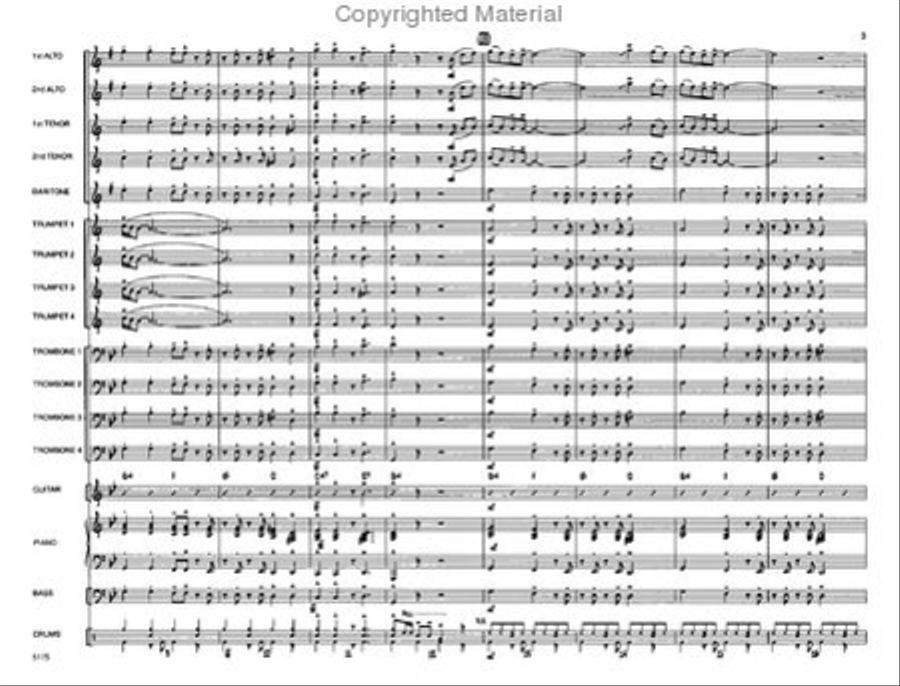 Baja Breeze Jazz Ensemble scores gallery preview page 3