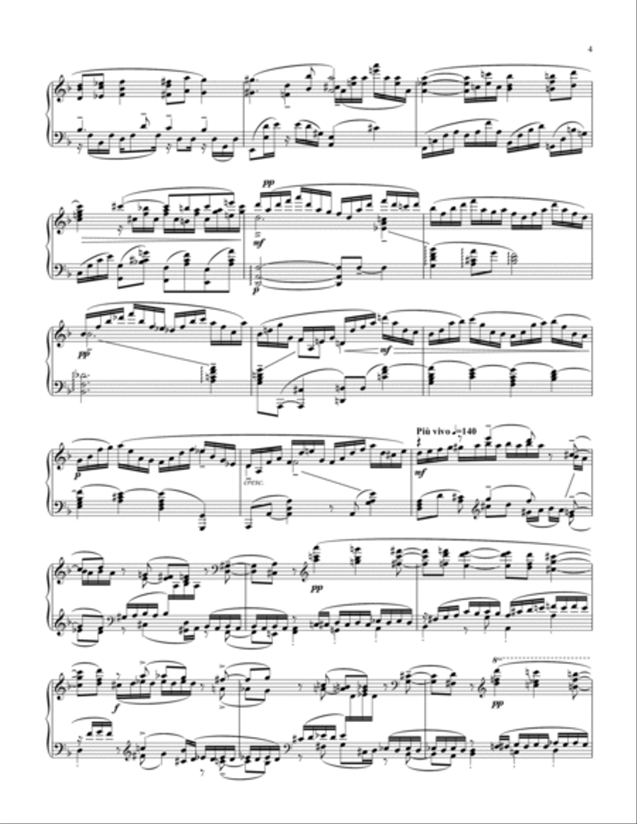 Piano Concerto No. 3 in Solo Version Piano Solo scores gallery preview page 3
