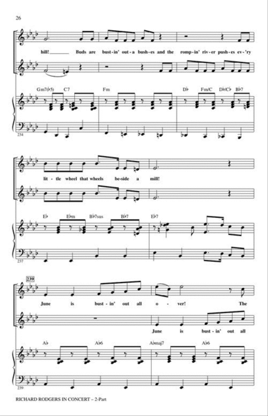 Richard Rodgers in Concert (Medley) SSA scores gallery preview page 7
