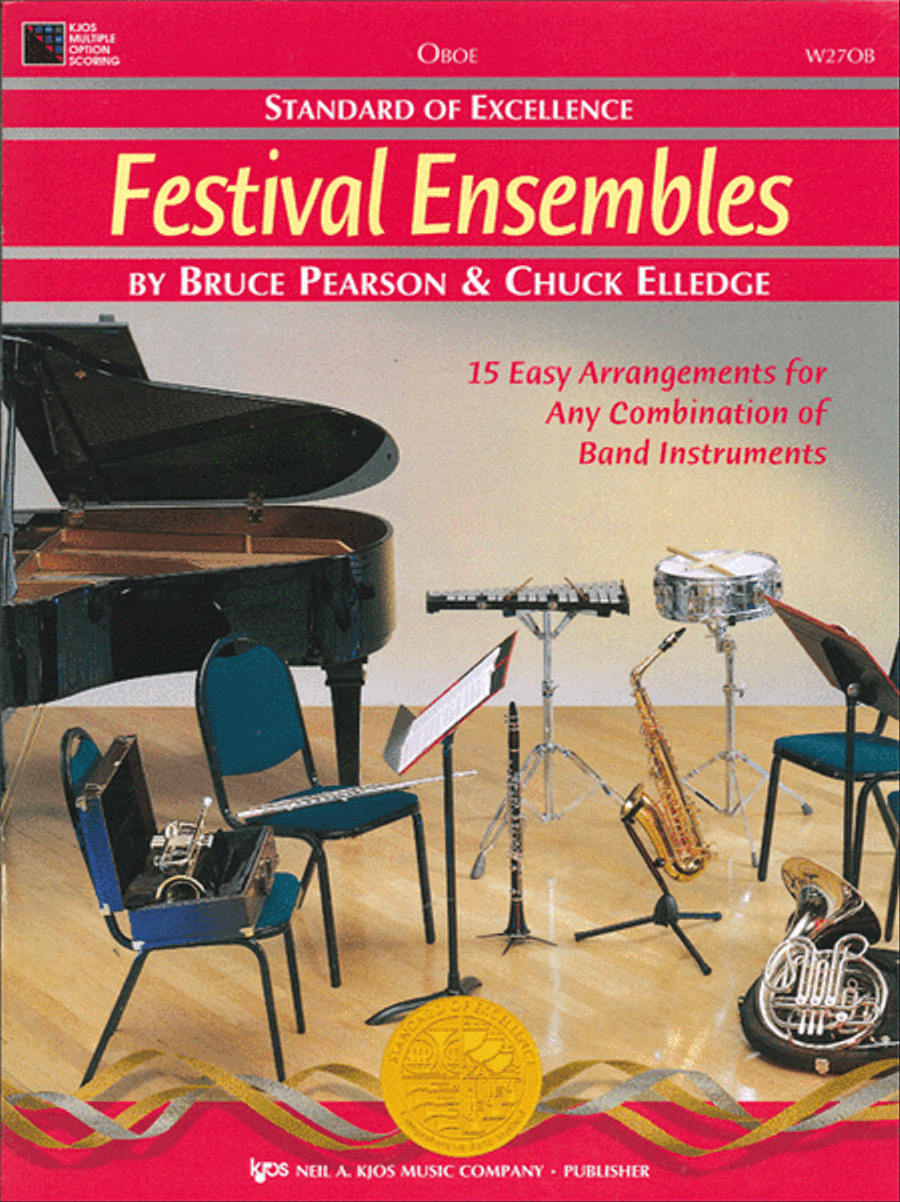 Standard of Excellence: Festival Ensembles-Oboe Concert Band Methods scores gallery preview page 1