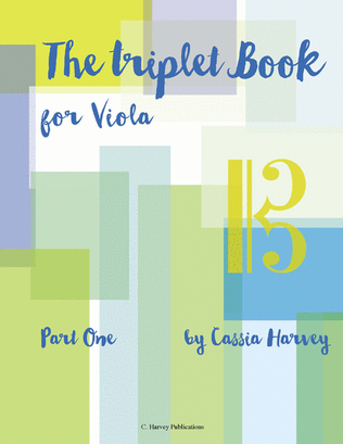 Book cover for The Triplet Book for Viola, Part One